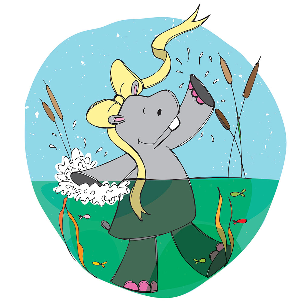 Truyện thai giáo tiếng Anh (Thai giáo ngoại ngữ): Hippo Wants to Dance