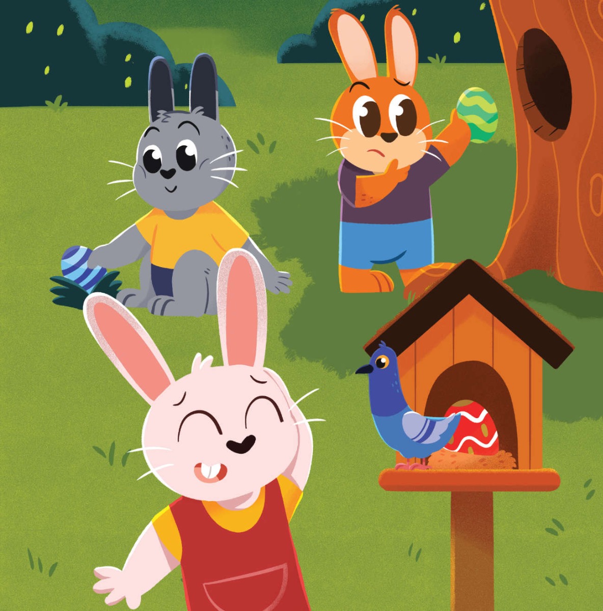 Truyện thai giáo tiếng Anh (Thai giáo ngoại ngữ): The Easter Bunny School