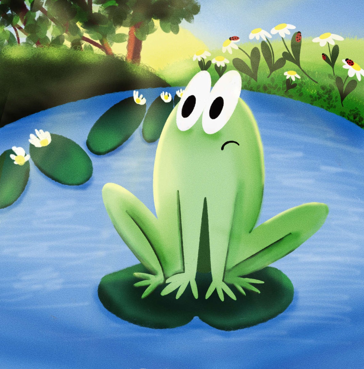 Truyện thai giáo tiếng Anh (Thai giáo ngoại ngữ): Where’s My Lily Pad?