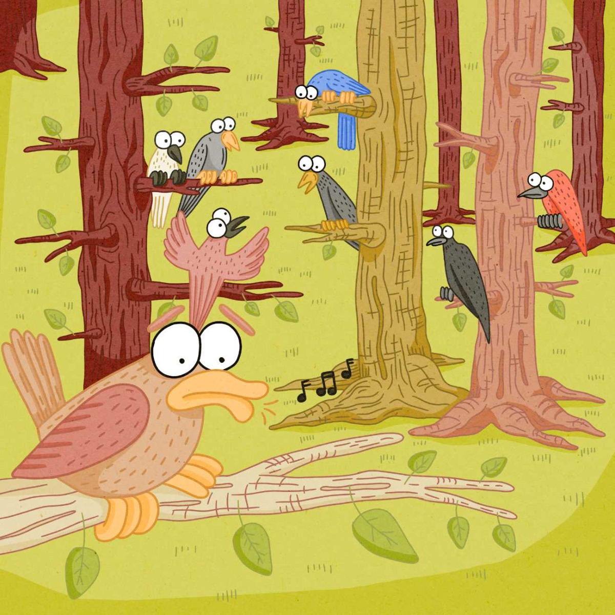 Truyện thai giáo tiếng Anh (Thai giáo ngoại ngữ): Little Brown Wren Is King of the Birds