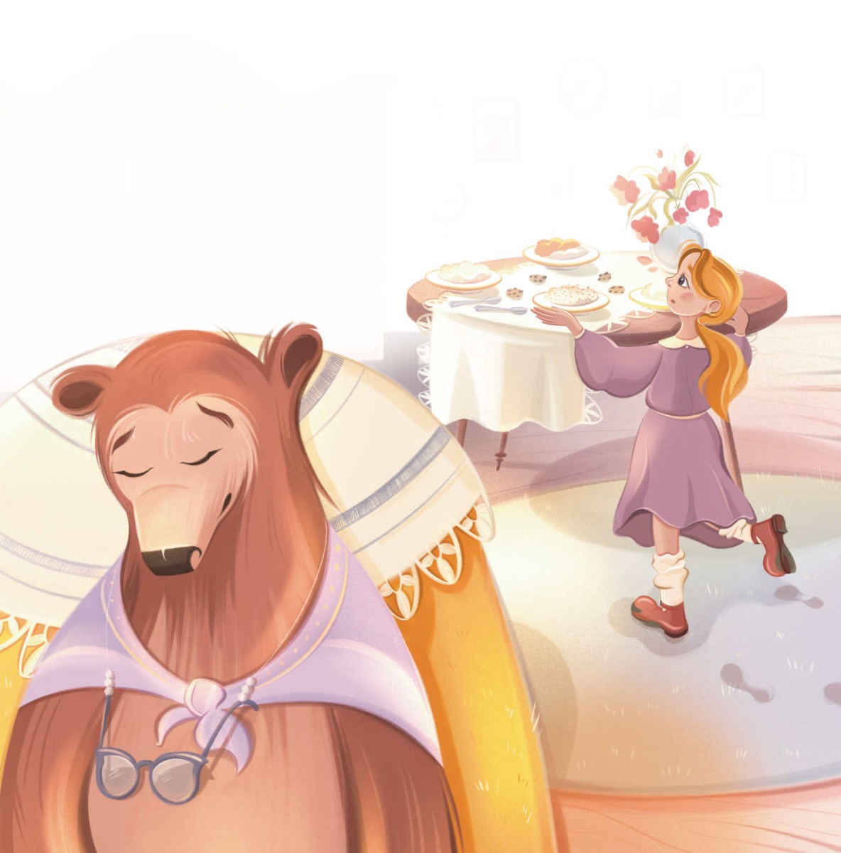 Truyện thai giáo tiếng Anh (Thai giáo ngoại ngữ): Goldilocks and the FOUR Bears!