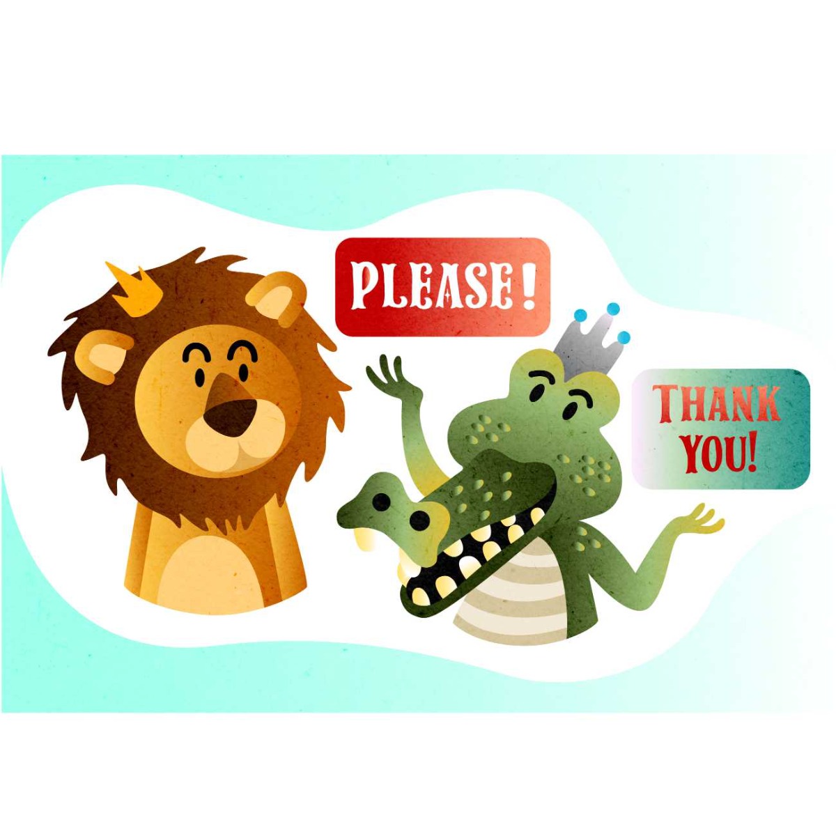 Truyện thai giáo tiếng Anh (Thai giáo ngoại ngữ): ‘Please’ and ‘Thank You’ Simha!