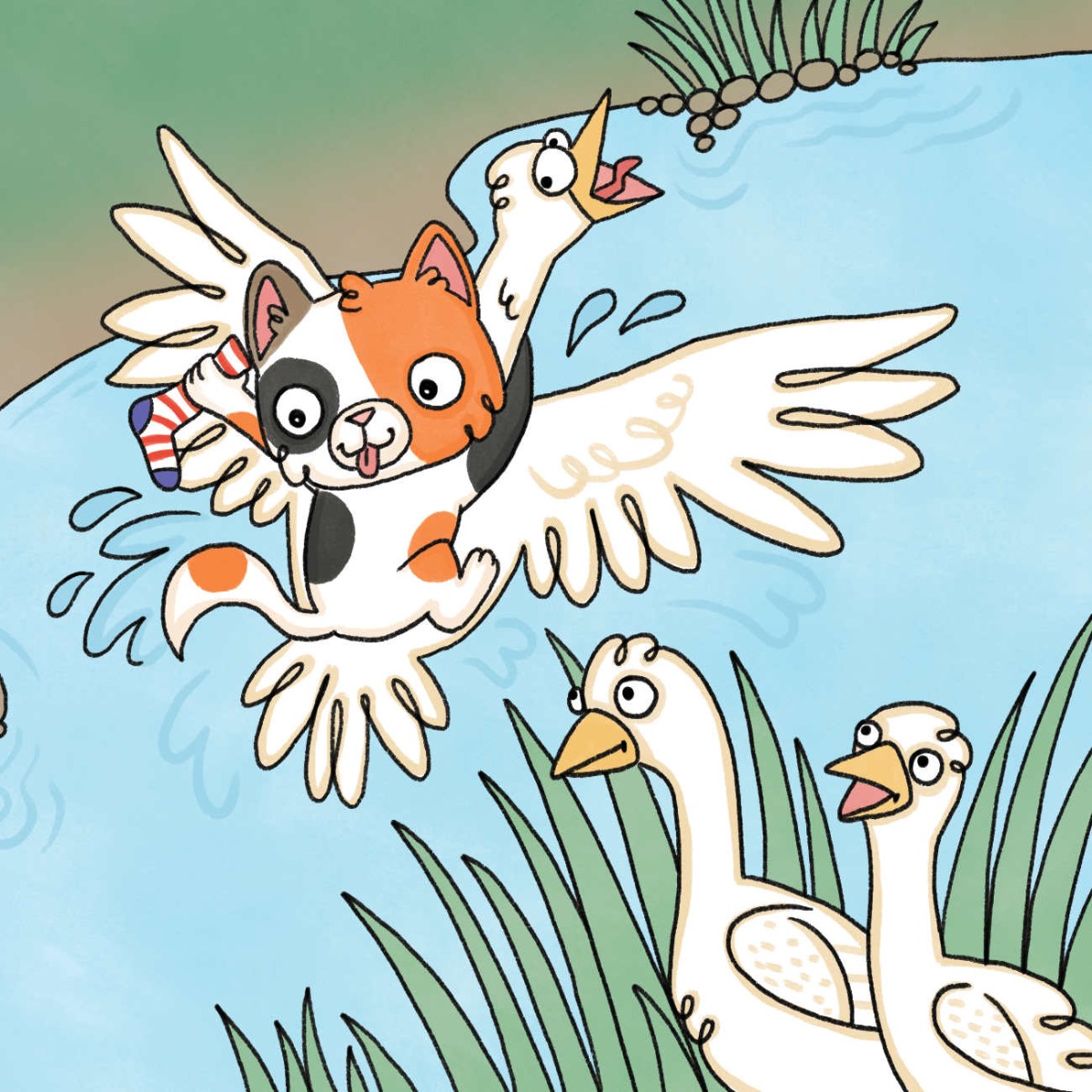 Truyện thai giáo tiếng Anh (Thai giáo ngoại ngữ): Catch That Cat!