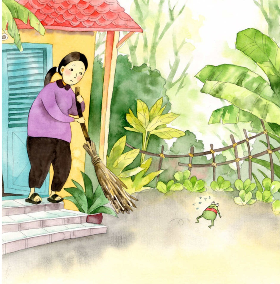 Truyện thai giáo tiếng Anh (Thai giáo ngoại ngữ): The Smart Frog