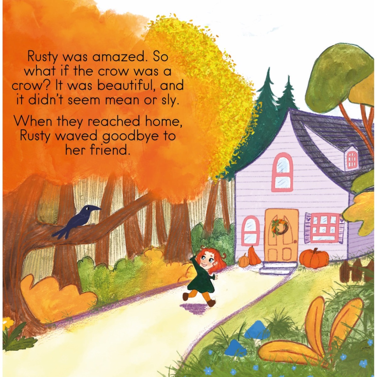 Truyện thai giáo tiếng Anh (Thai giáo ngoại ngữ): My Best Friend Crow