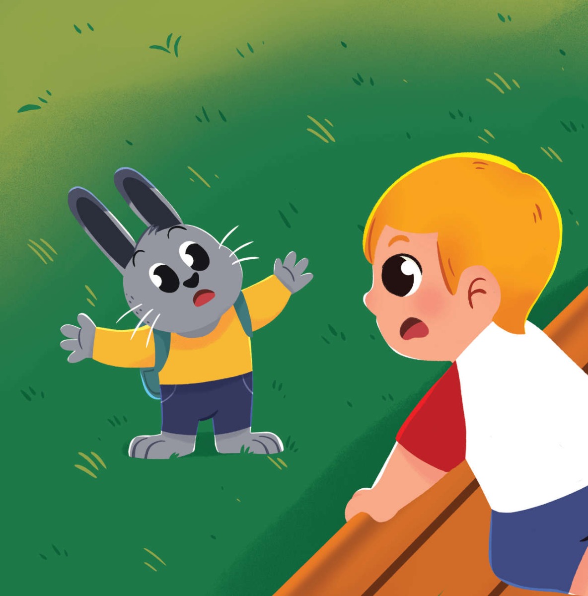 Truyện thai giáo tiếng Anh (Thai giáo ngoại ngữ): The Easter Bunny School