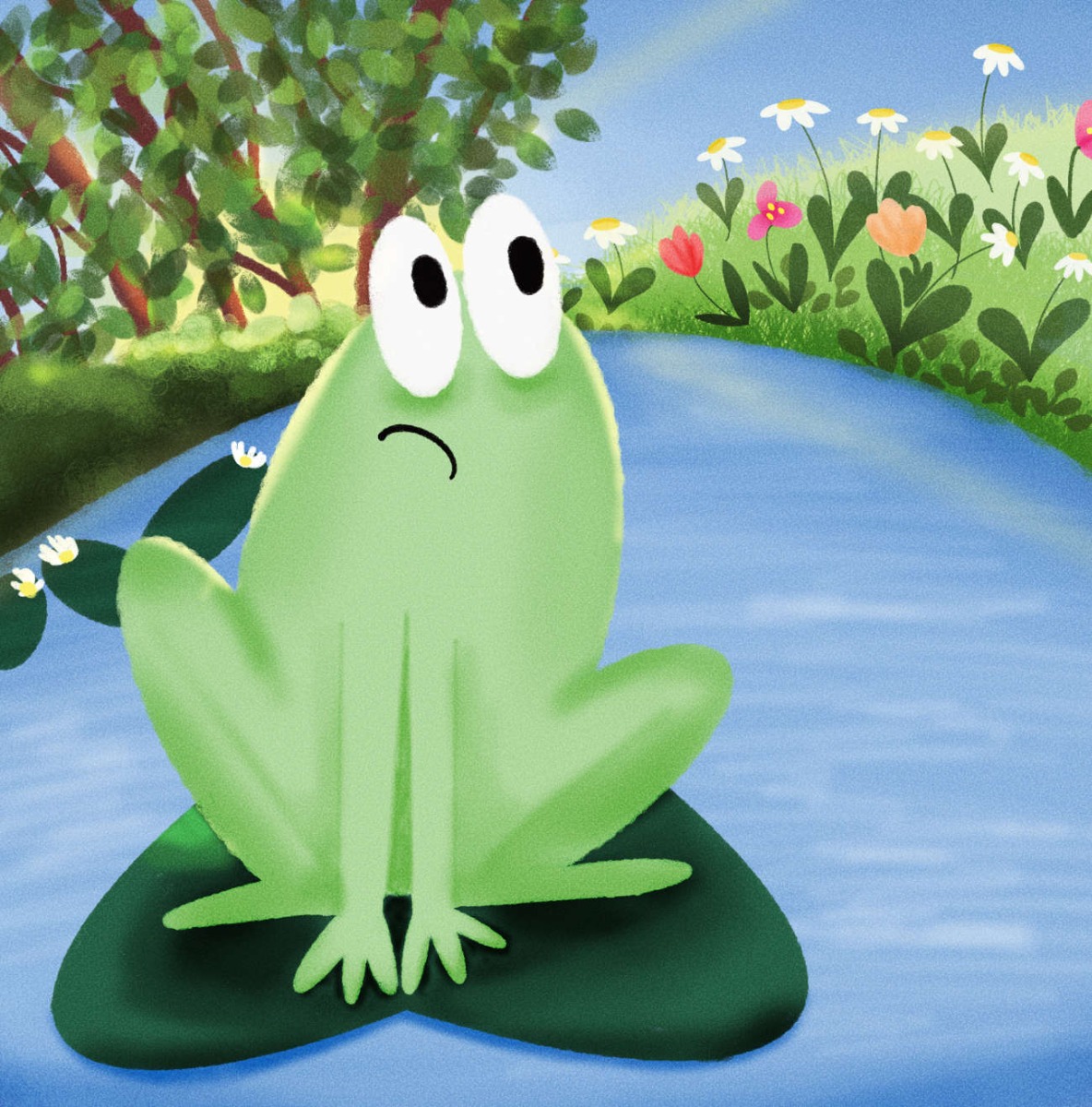 Truyện thai giáo tiếng Anh (Thai giáo ngoại ngữ): Where’s My Lily Pad?