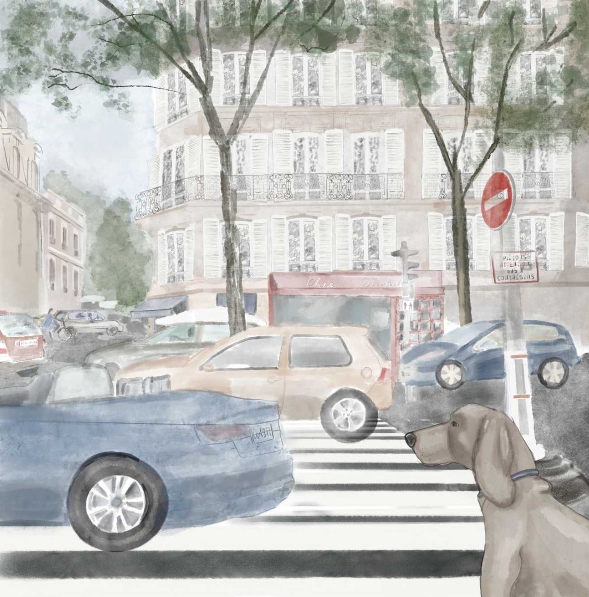 Truyện thai giáo tiếng Anh (Thai giáo ngoại ngữ): A Puppy Lost in Paris