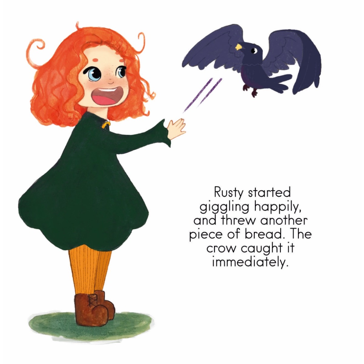 Truyện thai giáo tiếng Anh (Thai giáo ngoại ngữ): My Best Friend Crow