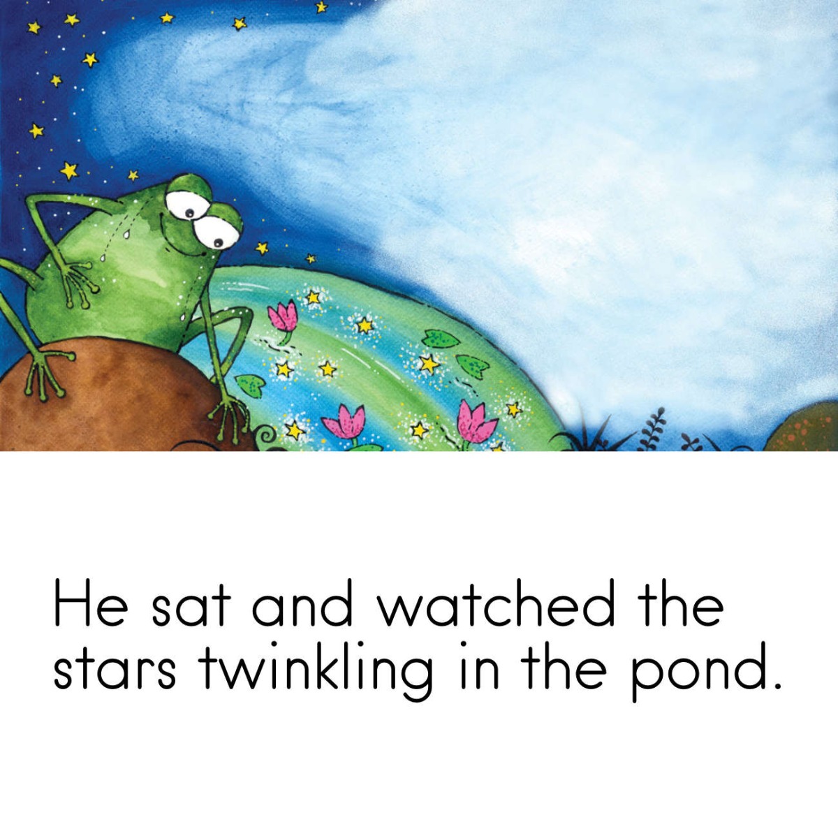 Truyện thai giáo tiếng Anh (Thai giáo ngoại ngữ): Frog’s Starry Wish