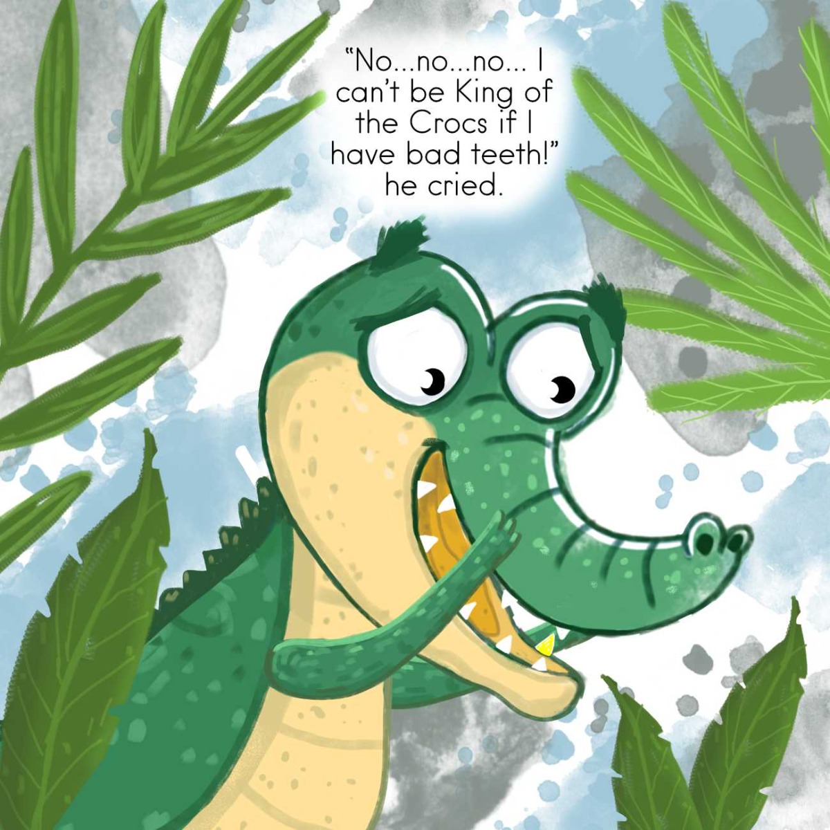 Truyện thai giáo tiếng Anh (Thai giáo ngoại ngữ): Smile, Crocodile!