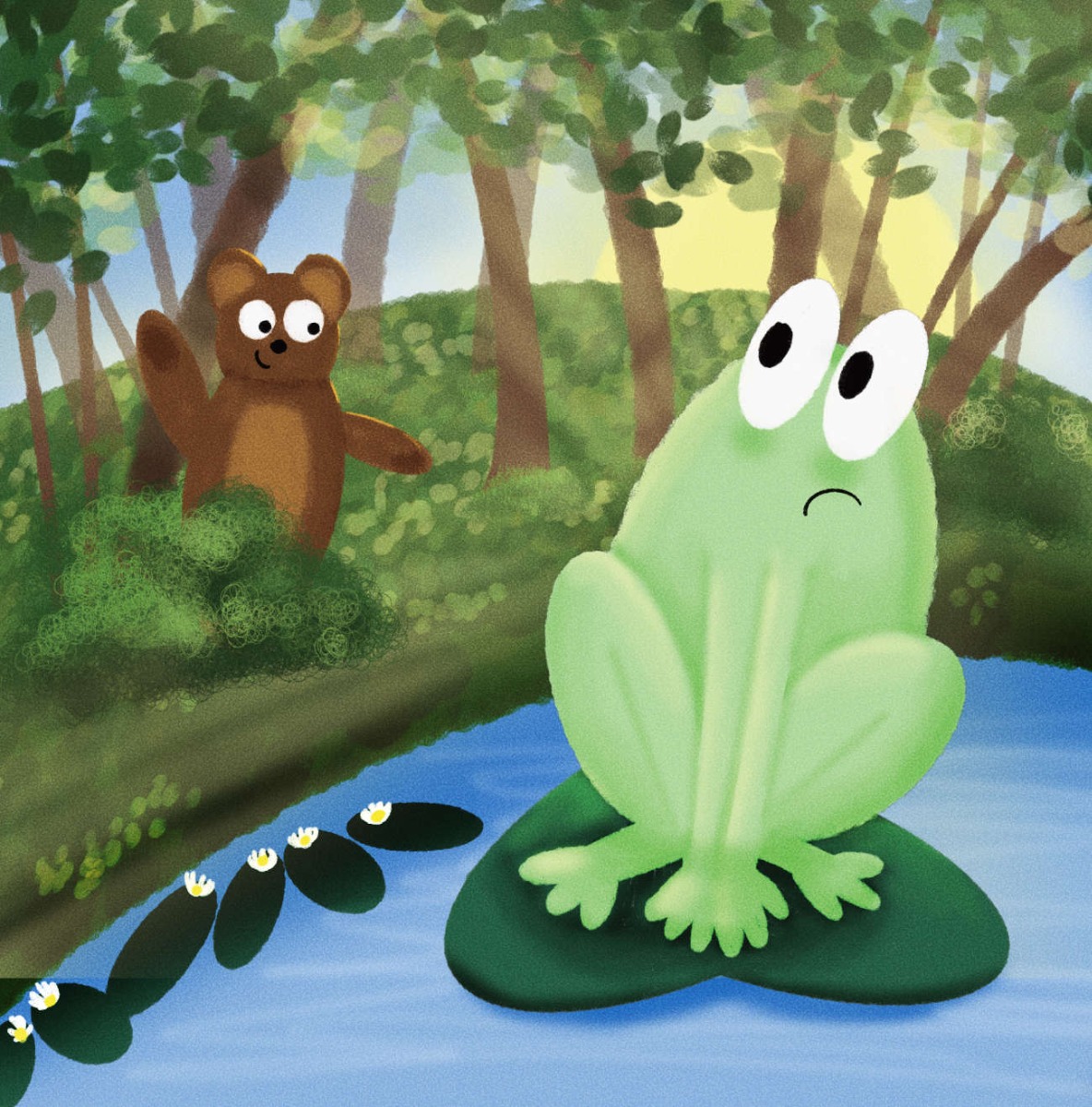 Truyện thai giáo tiếng Anh (Thai giáo ngoại ngữ): Where’s My Lily Pad?