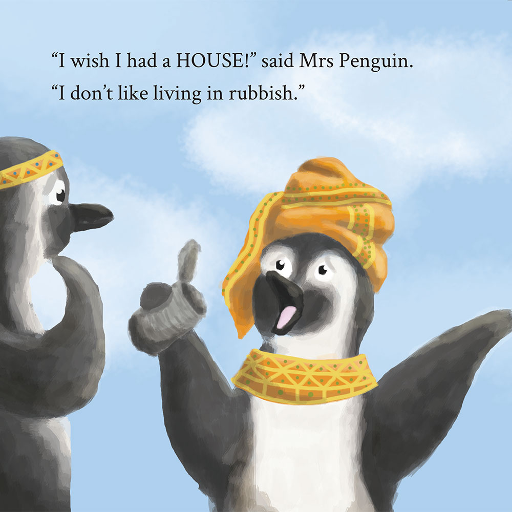 Truyện thai giáo tiếng Anh (Thai giáo ngoại ngữ): Mrs Penguin’s Perfect Palace