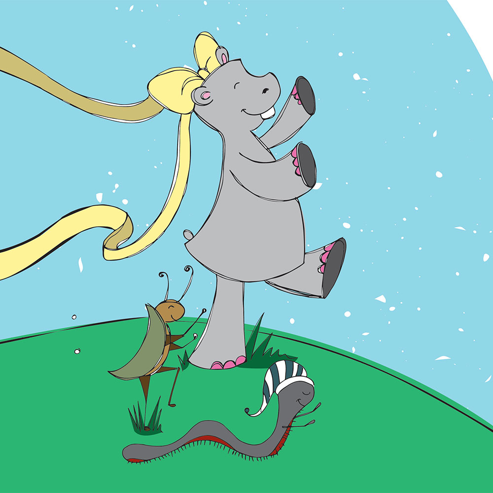 Truyện thai giáo tiếng Anh (Thai giáo ngoại ngữ): Hippo Wants to Dance