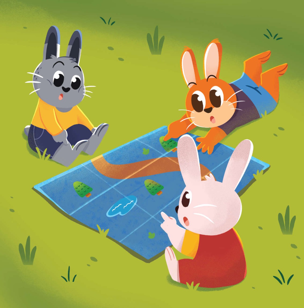 Truyện thai giáo tiếng Anh (Thai giáo ngoại ngữ): The Easter Bunny School