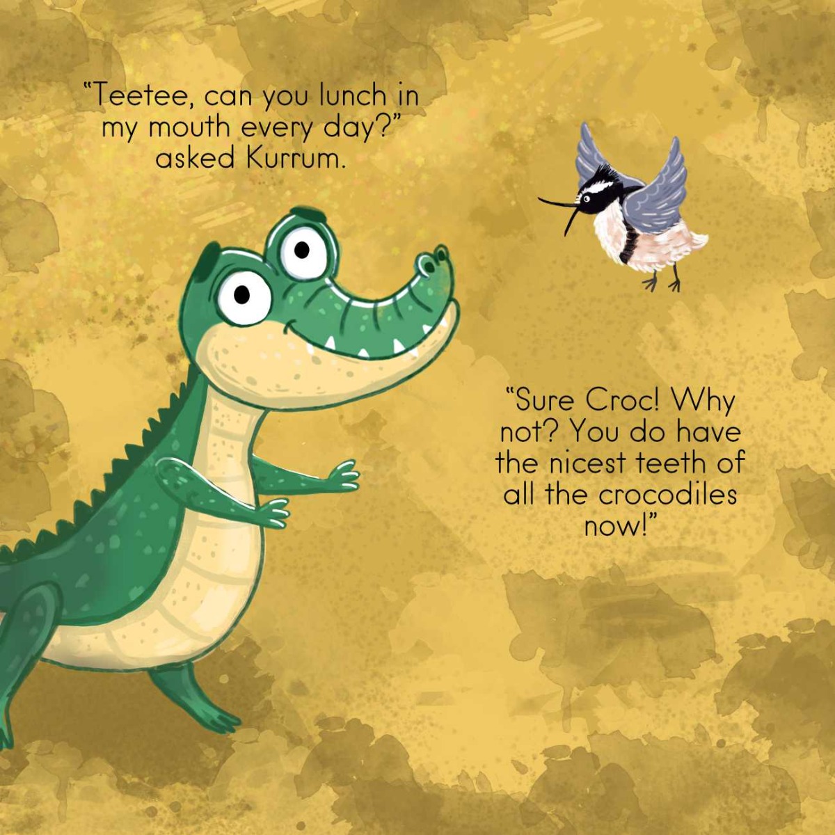 Truyện thai giáo tiếng Anh (Thai giáo ngoại ngữ): Smile, Crocodile!