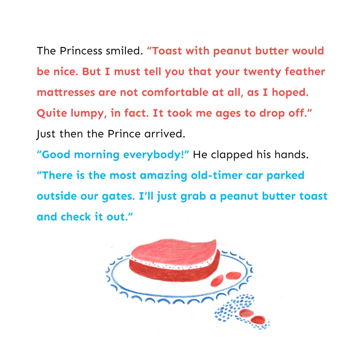 Truyện thai giáo tiếng Anh (Thai giáo ngoại ngữ): The Picky Prince, the Princess and the Peanut