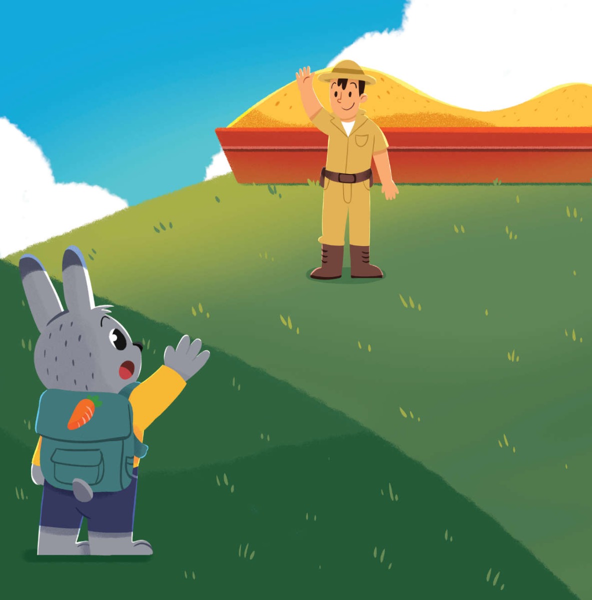 Truyện thai giáo tiếng Anh (Thai giáo ngoại ngữ): The Easter Bunny School