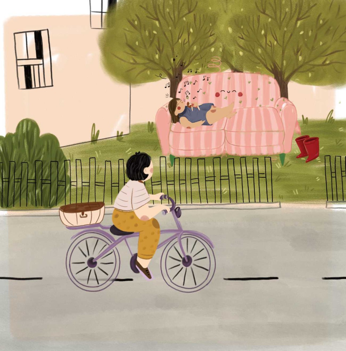 Truyện thai giáo tiếng Anh (Thai giáo ngoại ngữ): The Neighbourhood Sofa