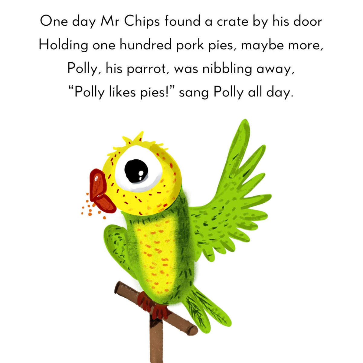 Truyện thai giáo tiếng Anh (Thai giáo ngoại ngữ): Polly’s Pies