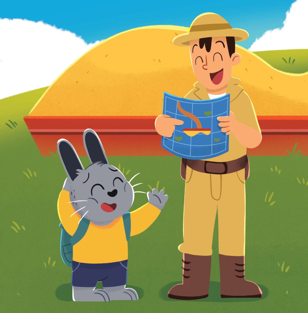 Truyện thai giáo tiếng Anh (Thai giáo ngoại ngữ): The Easter Bunny School