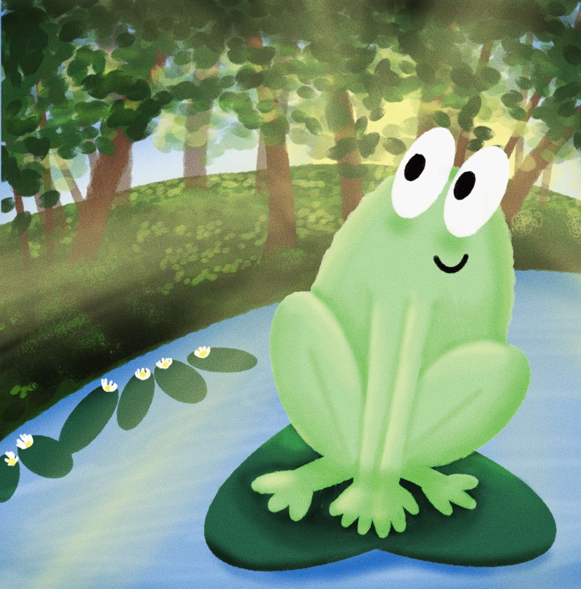 Truyện thai giáo tiếng Anh (Thai giáo ngoại ngữ): Where’s My Lily Pad?