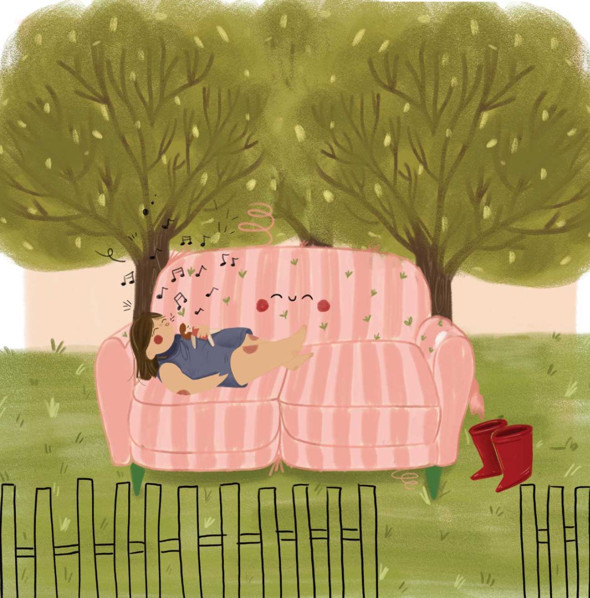 Truyện thai giáo tiếng Anh (Thai giáo ngoại ngữ): The Neighbourhood Sofa