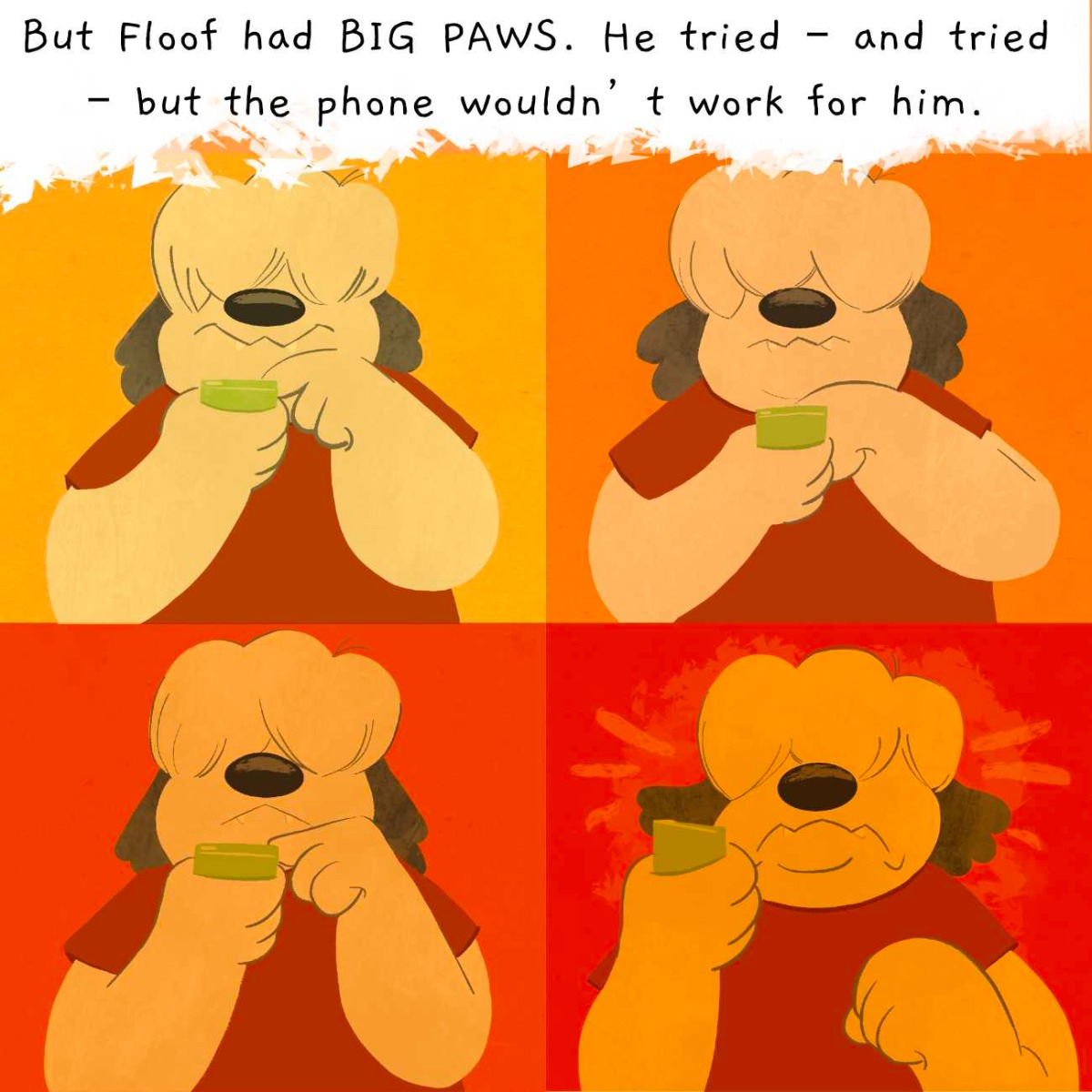 Truyện thai giáo tiếng Anh (Thai giáo ngoại ngữ): Floof Wants A Phone