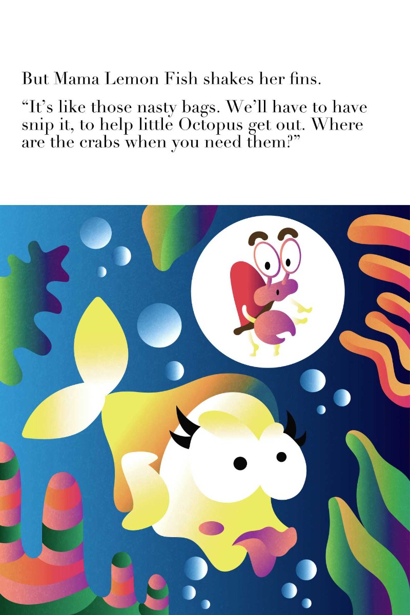 Truyện thai giáo tiếng Anh (Thai giáo ngoại ngữ): Octopus in a Bottle