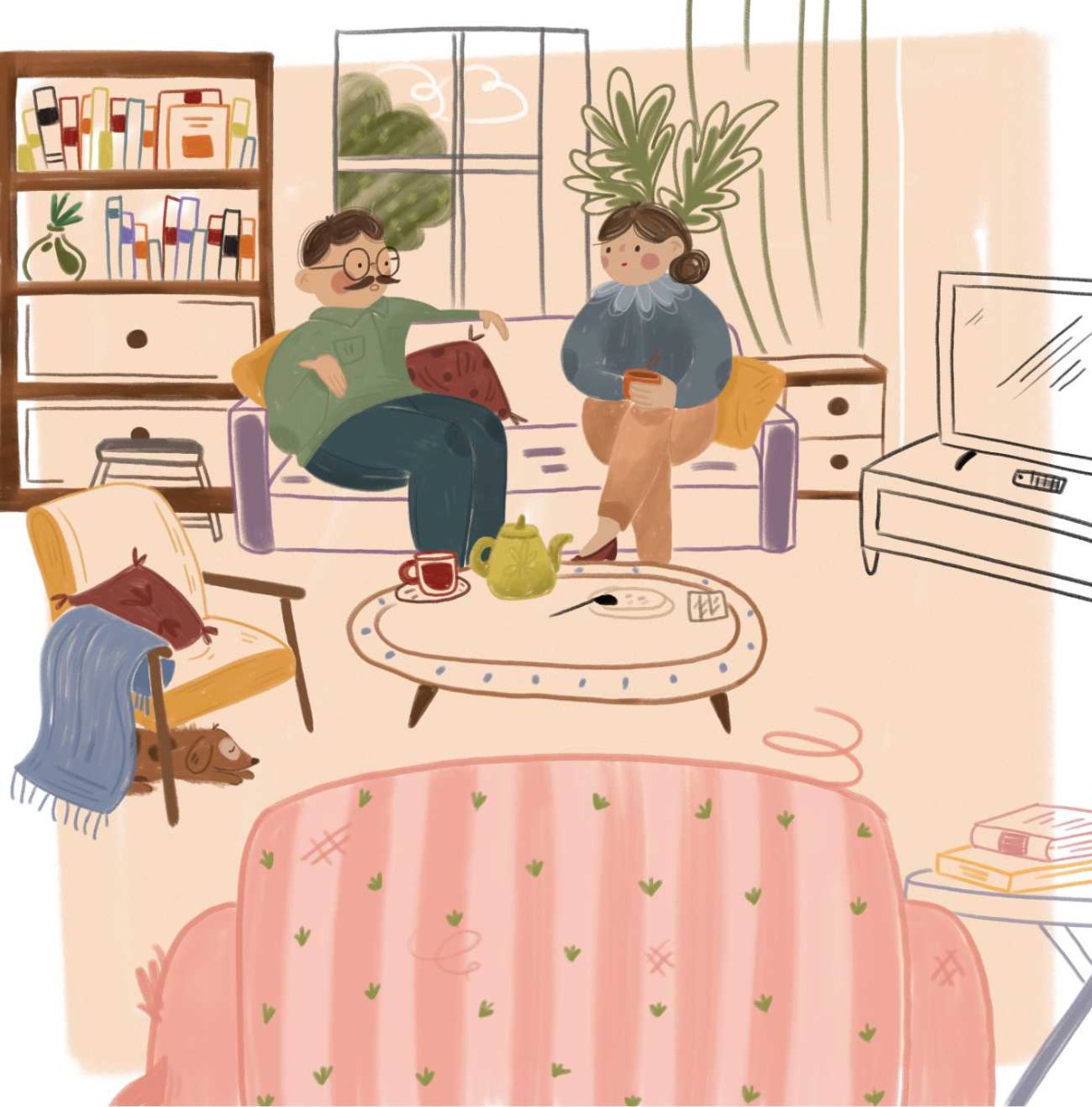 Truyện thai giáo tiếng Anh (Thai giáo ngoại ngữ): The Neighbourhood Sofa