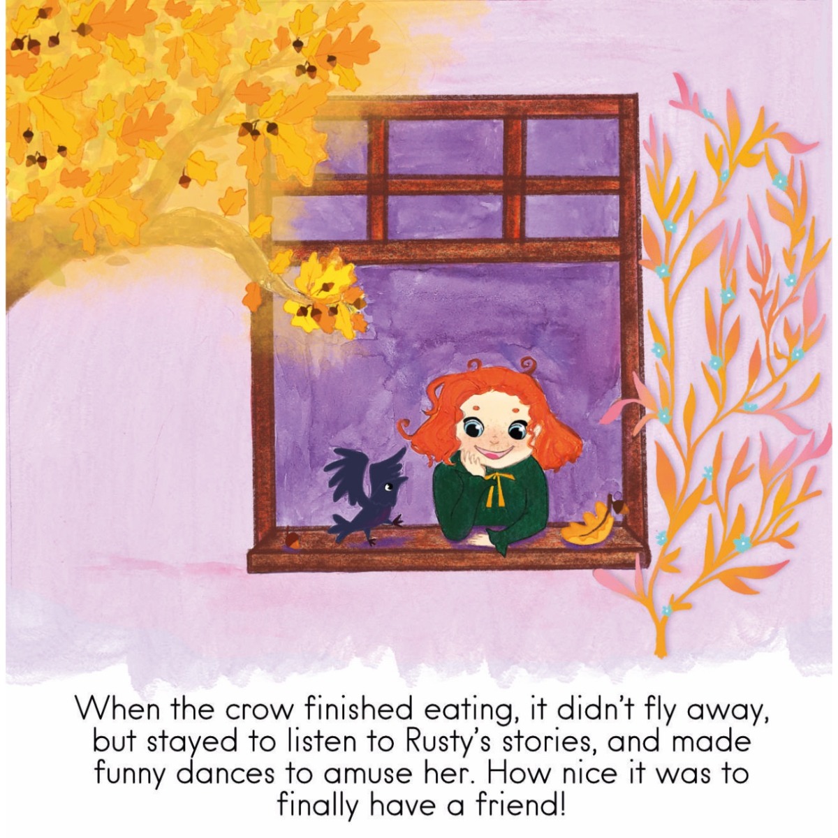 Truyện thai giáo tiếng Anh (Thai giáo ngoại ngữ): My Best Friend Crow