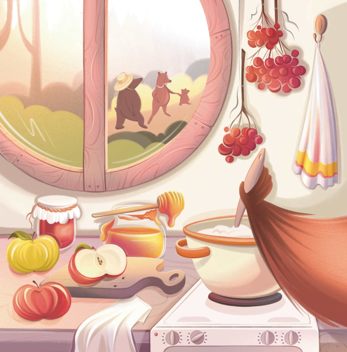 Truyện thai giáo tiếng Anh (Thai giáo ngoại ngữ): Goldilocks and the FOUR Bears!