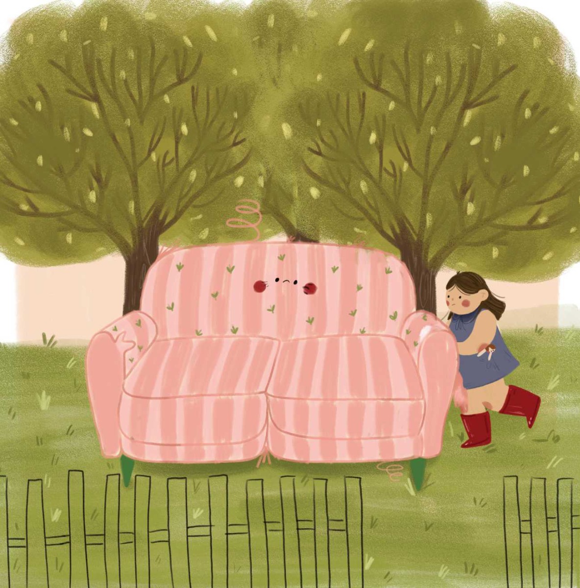 Truyện thai giáo tiếng Anh (Thai giáo ngoại ngữ): The Neighbourhood Sofa