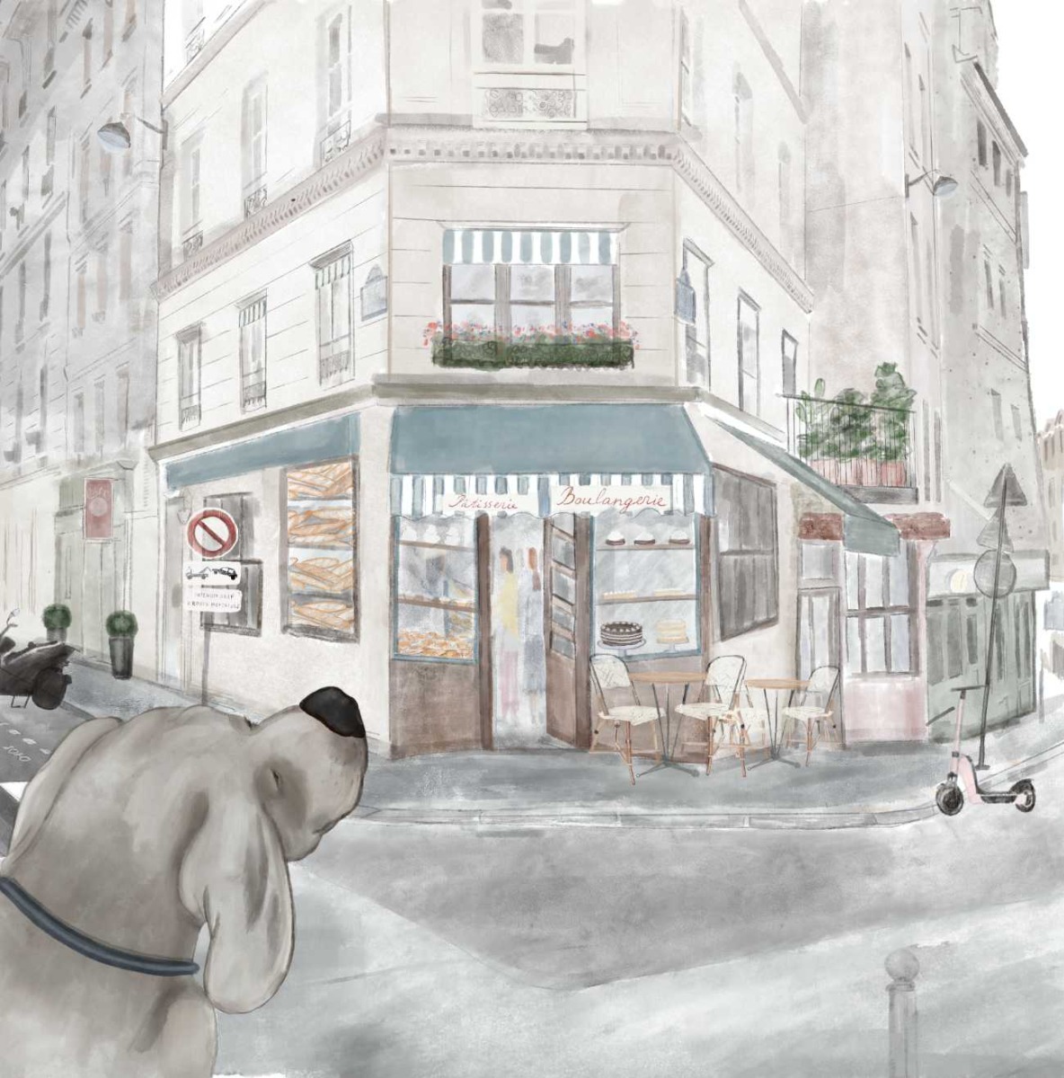 Truyện thai giáo tiếng Anh (Thai giáo ngoại ngữ): A Puppy Lost in Paris