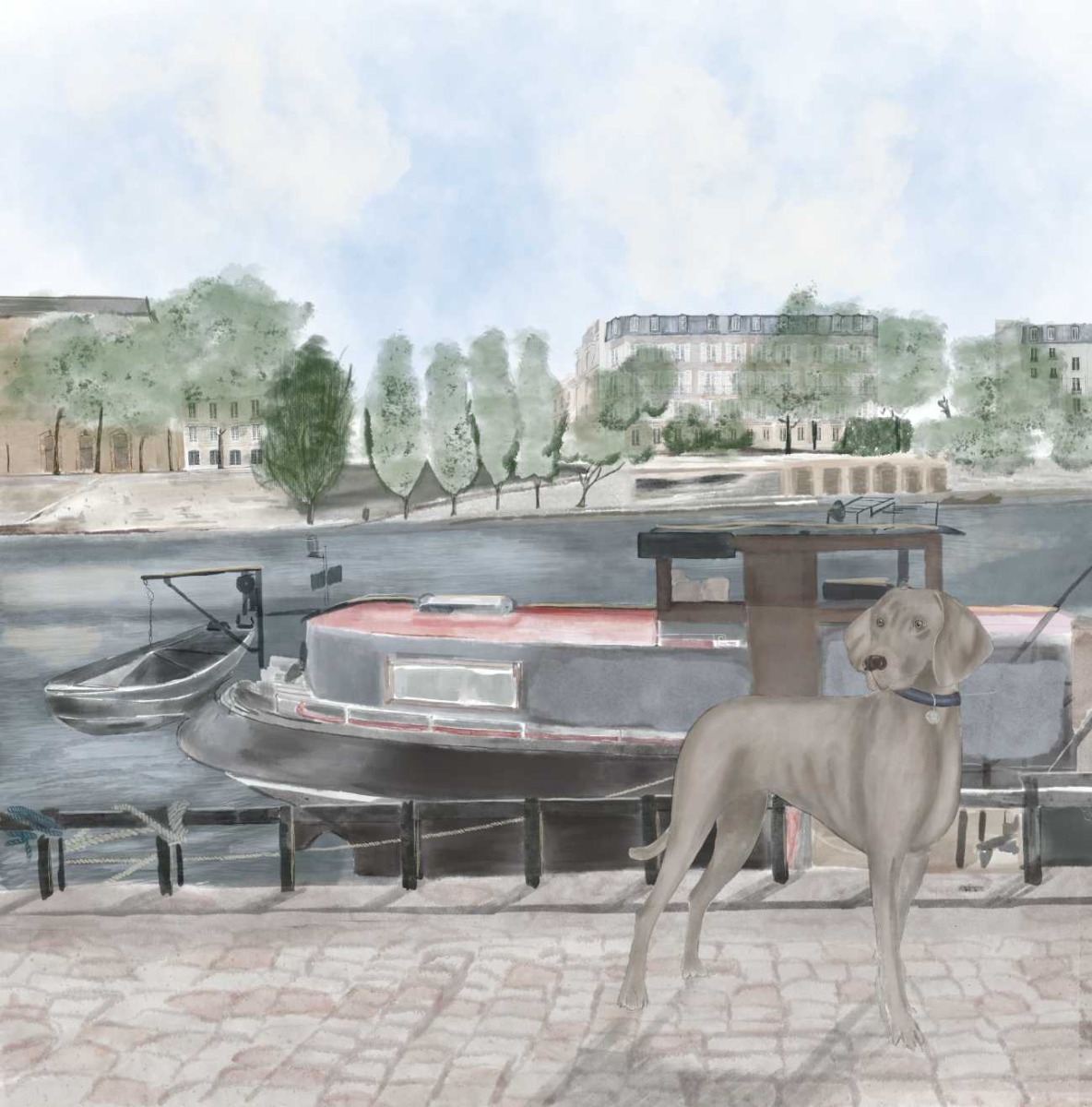 Truyện thai giáo tiếng Anh (Thai giáo ngoại ngữ): A Puppy Lost in Paris