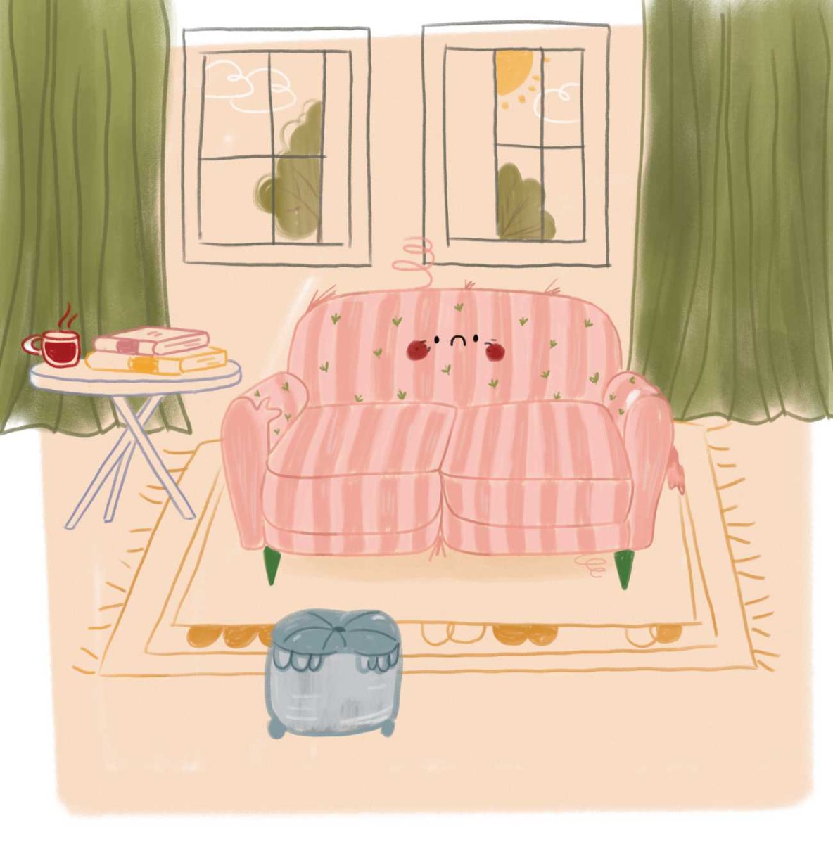 Truyện thai giáo tiếng Anh (Thai giáo ngoại ngữ): The Neighbourhood Sofa