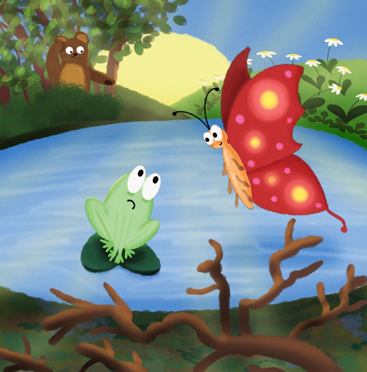 Truyện thai giáo tiếng Anh (Thai giáo ngoại ngữ): Where’s My Lily Pad?