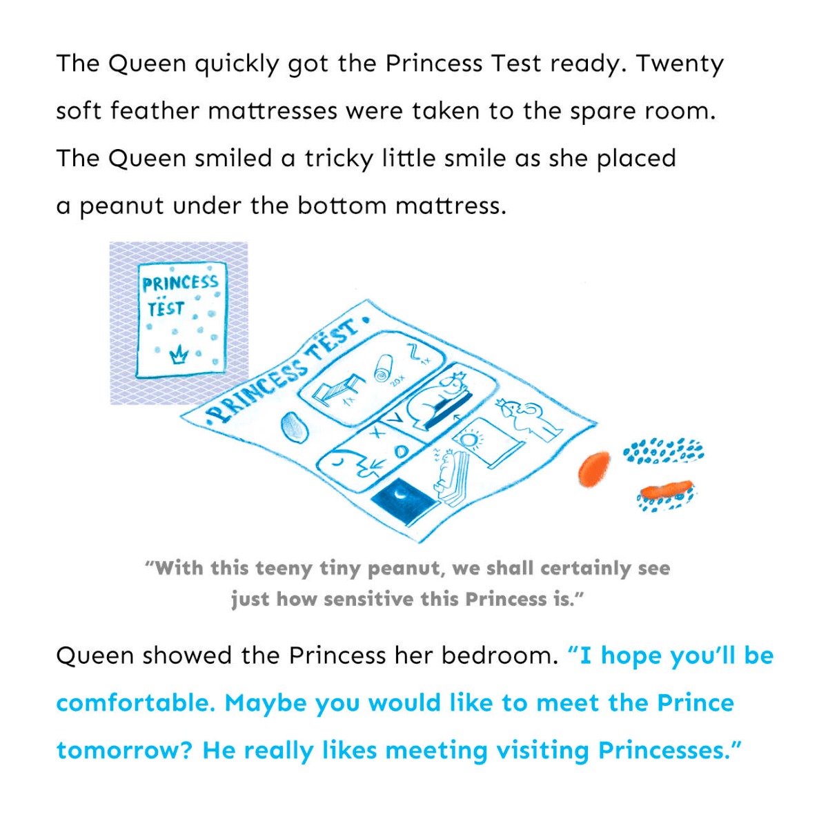 Truyện thai giáo tiếng Anh (Thai giáo ngoại ngữ): The Picky Prince, the Princess and the Peanut