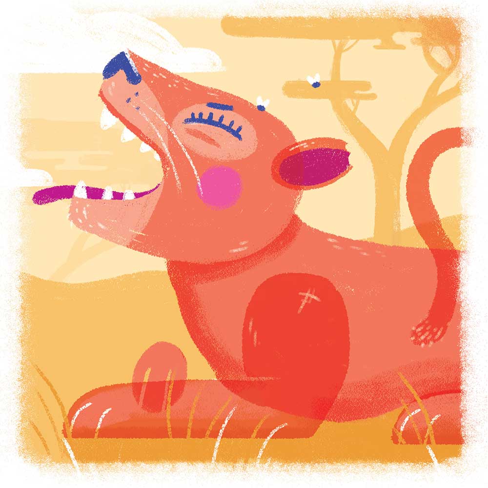 Truyện thai giáo tiếng Anh (Thai giáo ngoại ngữ): The Very Tired Lioness