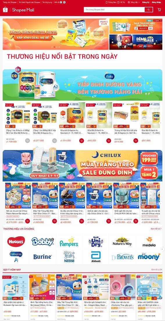 Rất nhiều sản phẩm mẹ và bé chính hãng sẽ được giảm giá sâu vào ngày đẹp 9/9. Mẹ hãy thêm ngay vào giỏ hàng những sản phẩm cần nhất cho bé nhé: 

Hàng ngàn sản phẩm mẹ và bé chính hãng sale tới 50% https://shorten.asia/Ggvm2Avj 

Tã bỉm chính hãng giảm tới 39% https://shorten.asia/KZxr4EZb 

Đồ thu đông cho bé giảm tới 50% https://shorten.asia/1hDvUPW5 

Đồ ăn dặm cho bé giảm tới 46% https://shorten.asia/cTtrYRRZ