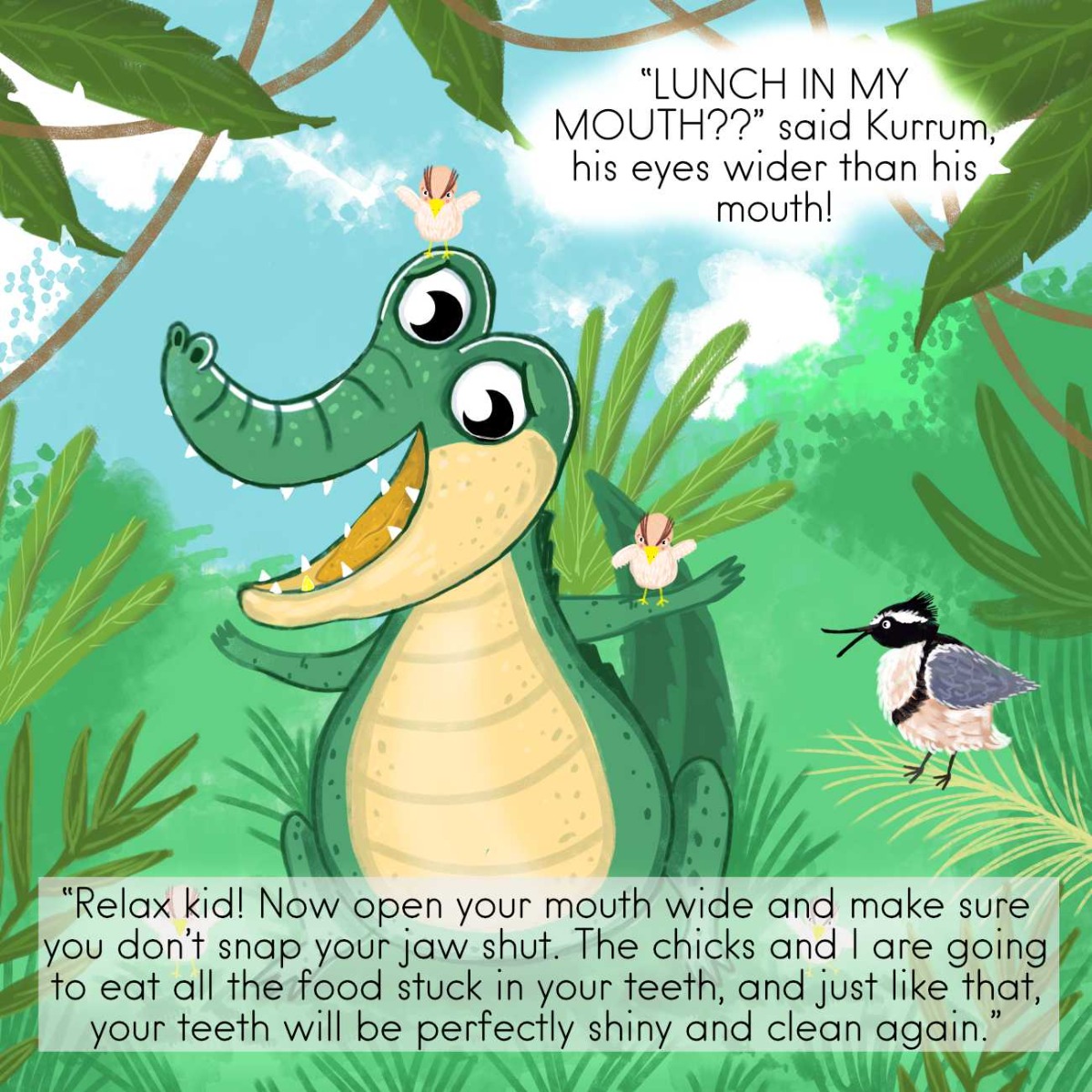 Truyện thai giáo tiếng Anh (Thai giáo ngoại ngữ): Smile, Crocodile!