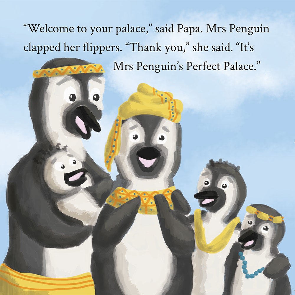 Truyện thai giáo tiếng Anh (Thai giáo ngoại ngữ): Mrs Penguin’s Perfect Palace