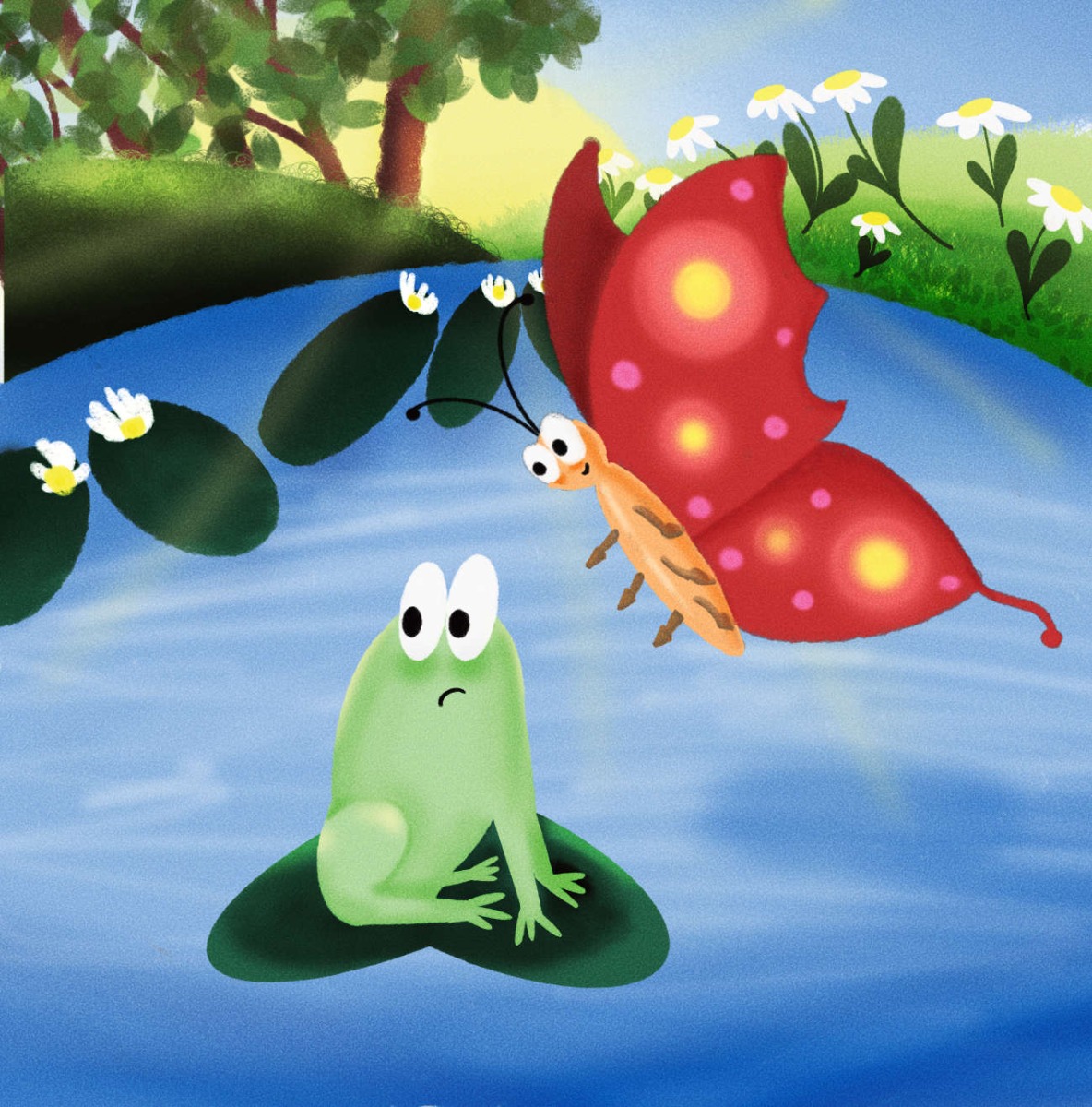 Truyện thai giáo tiếng Anh (Thai giáo ngoại ngữ): Where’s My Lily Pad?