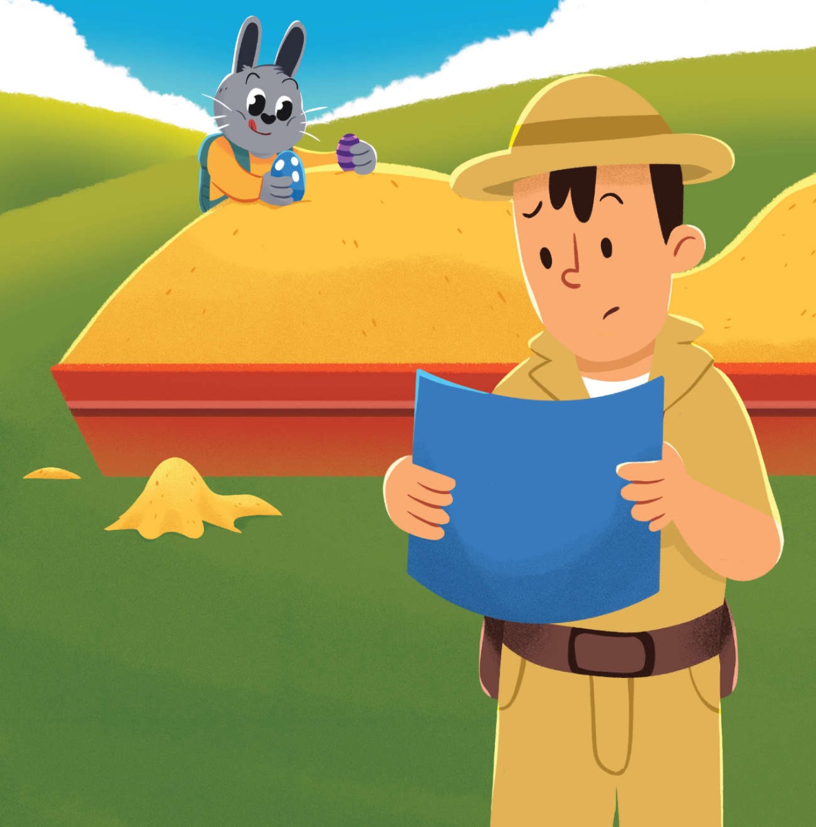 Truyện thai giáo tiếng Anh (Thai giáo ngoại ngữ): The Easter Bunny School