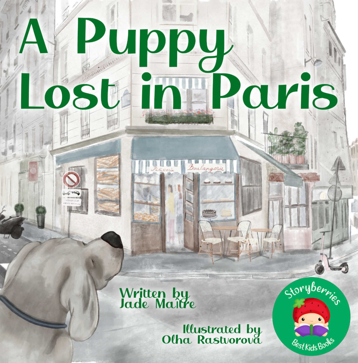 Truyện thai giáo tiếng Anh (Thai giáo ngoại ngữ): A Puppy Lost in Paris