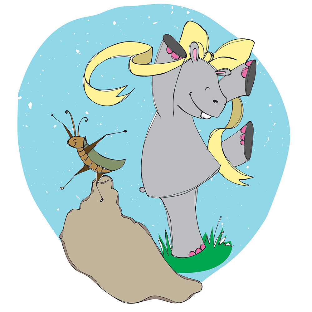Truyện thai giáo tiếng Anh (Thai giáo ngoại ngữ): Hippo Wants to Dance