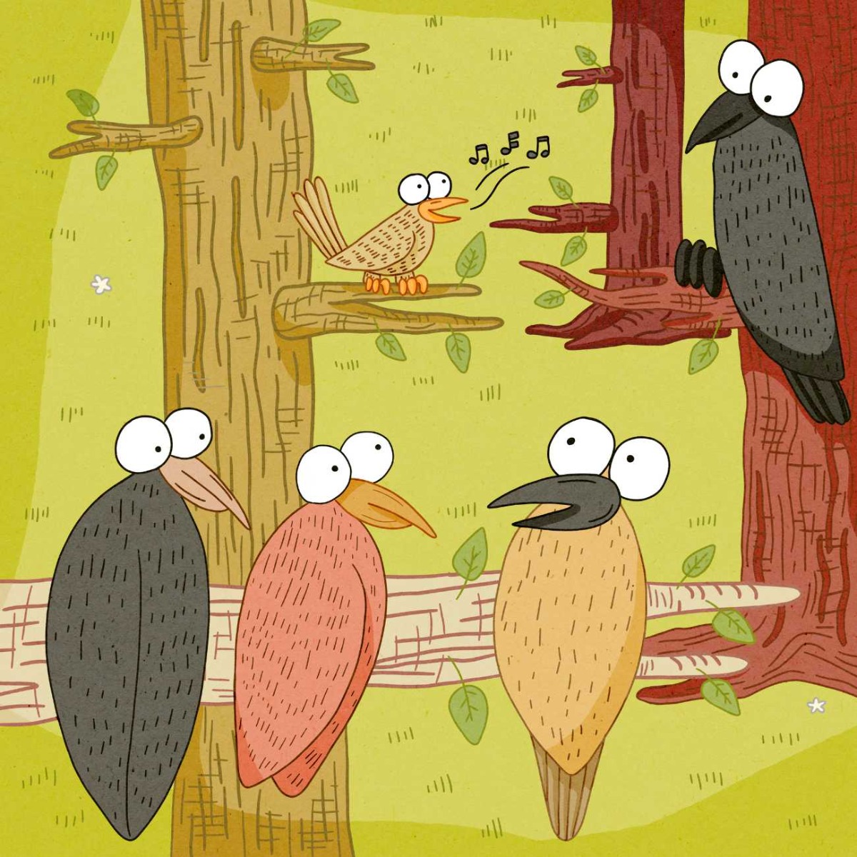 Truyện thai giáo tiếng Anh (Thai giáo ngoại ngữ): Little Brown Wren Is King of the Birds