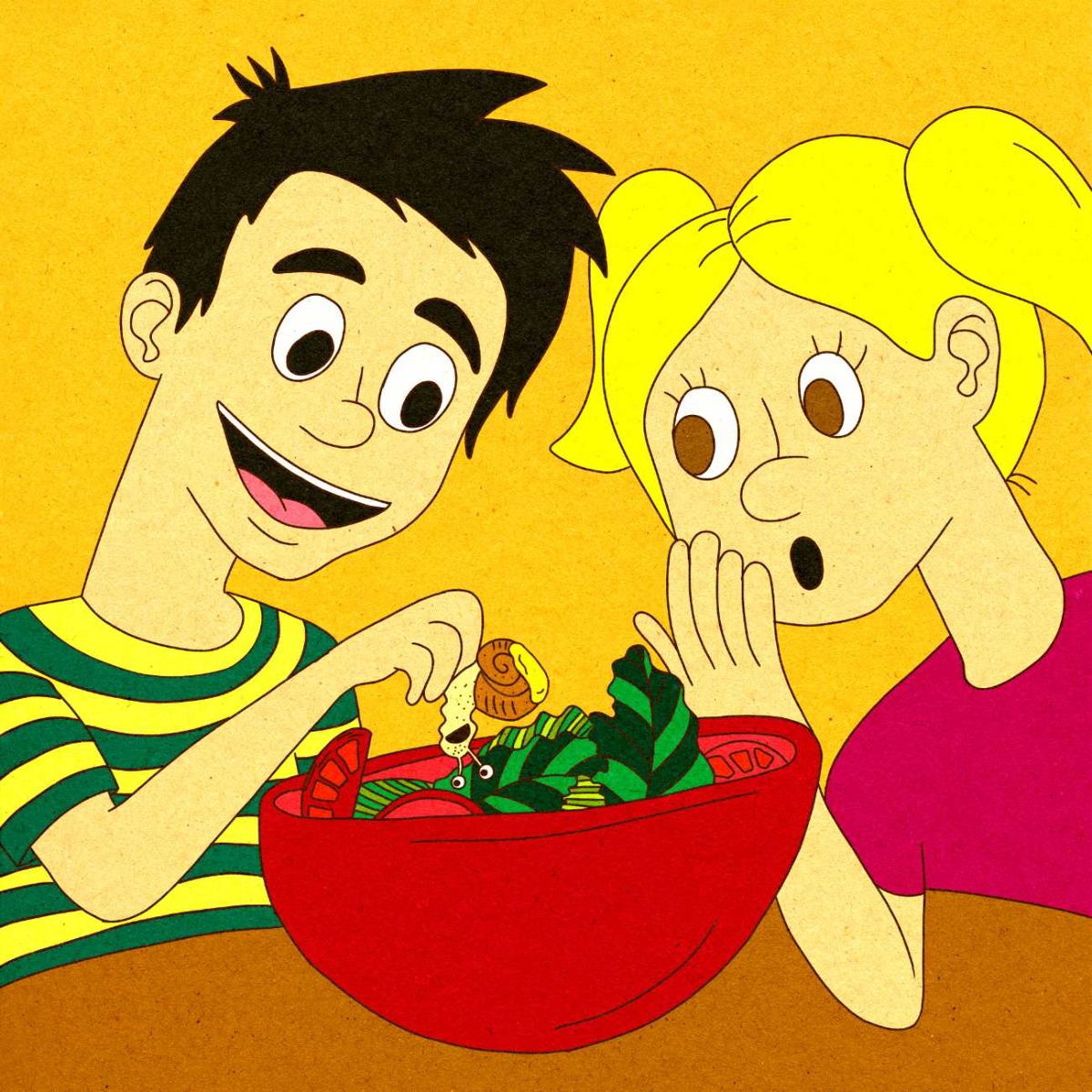 Truyện thai giáo tiếng Anh (Thai giáo ngoại ngữ): The Tiniest Snail