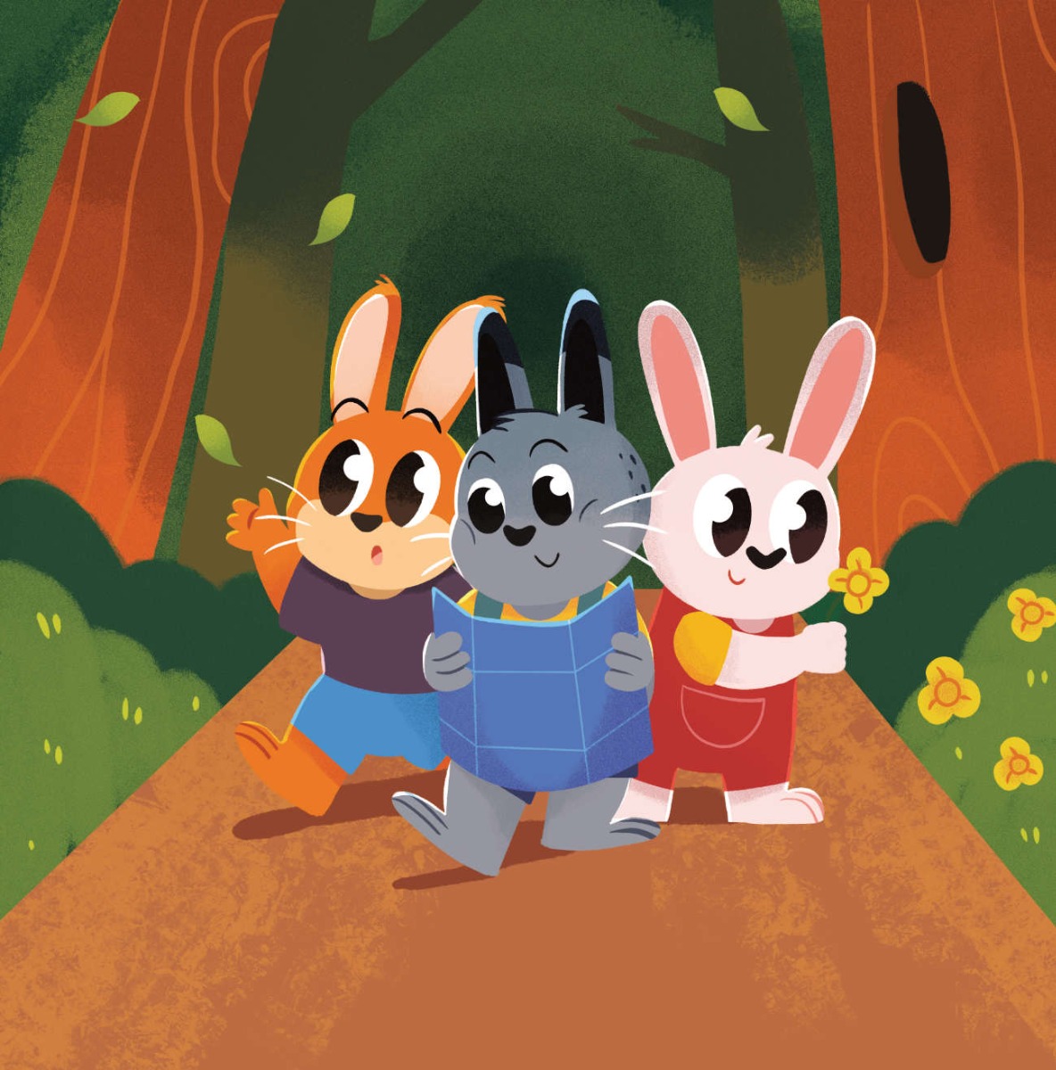 Truyện thai giáo tiếng Anh (Thai giáo ngoại ngữ): The Easter Bunny School