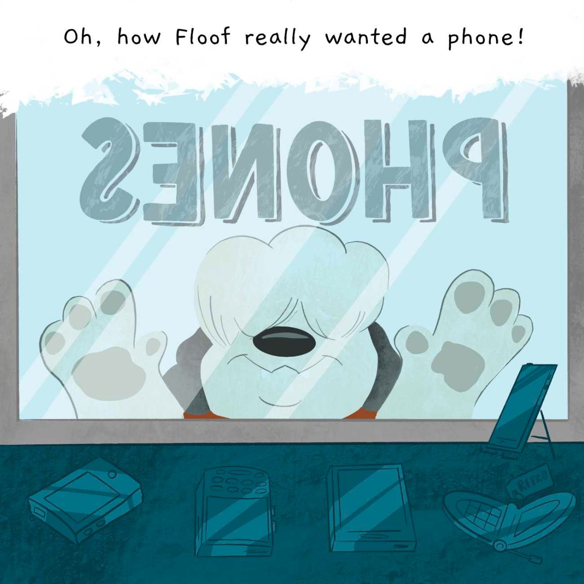 Truyện thai giáo tiếng Anh (Thai giáo ngoại ngữ): Floof Wants A Phone
